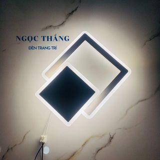 Đèn Led treo tường ốp tường trang trí trong nhà cầu thang Led 3 chế độ màu 8W 220V GT468 Ngọc Thắng