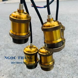 Bộ 2 dây 3 dây 5 dây đèn thả trang trí đuôi đồng E27 220V Ngọc Thắng (Tặng kèm 3 bóng đèn led edison 4w)