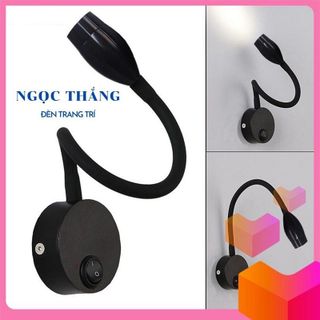 Đèn Led đọc sách chiếu tranh gắn tường phòng ngủ phòng khách Led 3W 220V RO1400B Ngọc Thắng