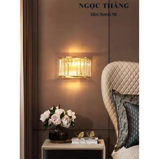 Đèn led treo tường gắn tường pha lê trang trí trong nhà cầu thang Led 8W 220V GT322 Ngọc Thắng