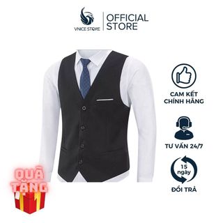 Áo gile nam 2 lớp dày không nhăn không xù phong cách Hàn Quốc sang trọng giá sỉ