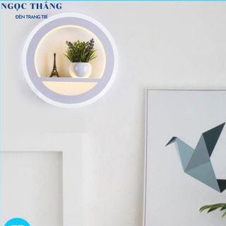 Đèn Led treo tường trang trí phòng ngủ phòng khách cầu thang 8W Led 3 chế độ màu 220V GT307 Ngọc Thắng (Kèm remote)