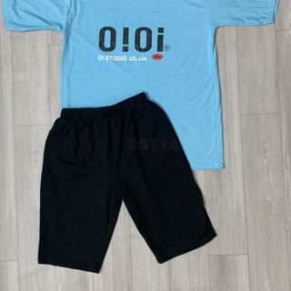 Sét bộ nữ ,đồ bộ lững ngố nữ thun coton sufa,áo phom rộng phối quần đen ,thời trang xuân hè BL11-Xanh Ngọc