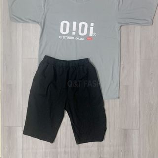 Sét bộ nữ ,đồ bộ lững ngố nữ thun coton sufa,áo phom rộng phối quần đen ,thời trang xuân hè BL11-XÁM