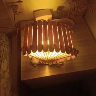 Đèn Trang trí, đèn ngủ hình bán rẻ quạt