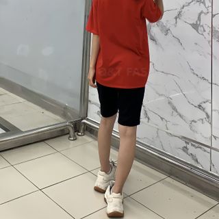 Sét bộ nữ ,đồ bộ lững ngố nữ thun coton sufa,áo phom rộng phối quần đen ,thời trang xuân hè BL11-ĐỎ