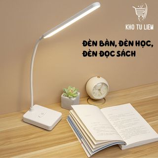 Đèn Học Để Bàn, Đèn Học Chống Cận Gấp Gọn LED USB Cao Cấp, Cảm Ứng Tích Điện Thông Minh giá sỉ