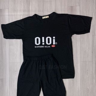 Sét bộ nữ ,đồ bộ lững ngố nữ thun coton sufa,áo phom rộng phối quần đen ,thời trang xuân hè BL11-ĐEN