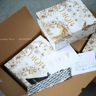 Túi xách D...ior l.ady - khoá Vàng size 17cm loại 3 ô hình tim - da mờ - màu trắng-giá sỉ - giá bán buôn