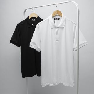 Áo thun polo trơn trắng đen chất cotton 65/35 nam bigsize 80 - 130kg