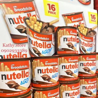 Bánh que chấm Socola Nutella & Go 52g của Mỹ