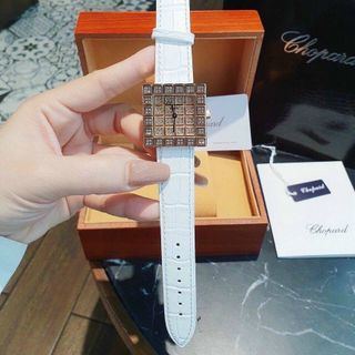 ĐỒNG HỒ CHOPPARD DA VUÔNG NỮ CAO CẤP SALE
