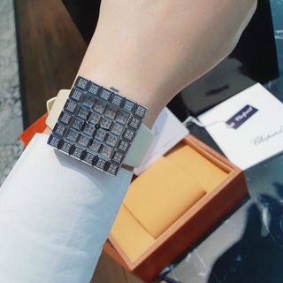 ĐỒNG HỒ CHOPPARD DA VUÔNG NỮ CAO CẤP SALE