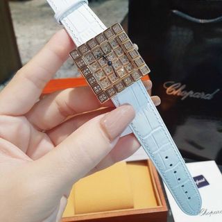 ĐỒNG HỒ CHOPPARD DA VUÔNG NỮ CAO CẤP SALE