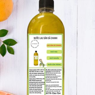 Nước lau sàn Dầu sả chanh nguyên chất chai 1 lít