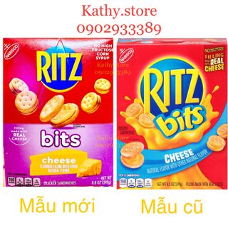 Bánh Ritz Bits Cheese mini loại hộp 249g của Mỹ
