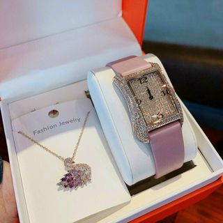 SET ĐỒNG HỒ DAVENA HỒNG SIÊU XINH NEW