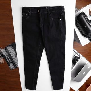 Quần jean dài nam bigsize 80 - 130kg - đen rách âm dương, xám bạc, đen muối tiêu