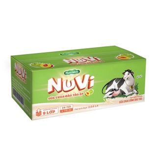 Sữa nuvi lắc trái cây Thùng 24 túi NUTIFOOD