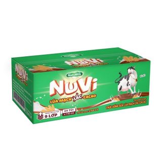 Sữa nuvi lắc trái cây Thùng 24 túi NUTIFOOD