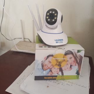 Camera yoosee IP 3 râu Soi ban đêm có màu