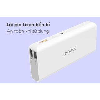 [Mã 255ELSALE giảm 7% đơn 300K] Pin sạc dự phòng 10.000 mah romoss solit 5 - có sạc nhanh pd0050