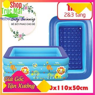 bể bơi phao Bể Bơi Phao Cho Bé - 2+3 Tầng – 1m5 – Có Đáy Chống Trượt giá sỉ