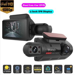 Camera ống kính kép DVR WDR Full HD 1080P màn hình 3.0 inch cảm biến G tầm nhìn ban đêm rõ ràng cho xe ô tô giá sỉ