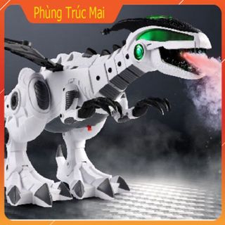Khủng Long Robot Phun Khói - Lửa Điện Sử Dụng Pin , Đồ chơi cho bé giá sỉ