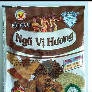 Bột Gia Vị Ngũ vị Hương ( Húng Lìu ) Bà Tám ( Ông Tám Chà ) gói 10g hộp 50 gói