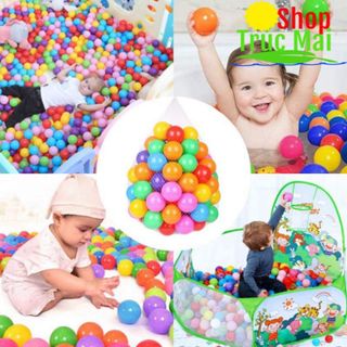 Bóng Đồ Chơi Cho Bé Nhiều Kích Cỡ Bóng Nhựa Nhà Banh quây đồ chơi cho bé trai và bé gái giá sỉ