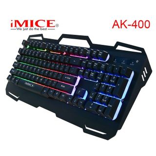 [Mã 255ELSALE giảm 7% đơn 300K] KB CHUYÊN GAME IMICE AK-400 LED mới 100%