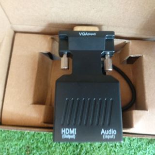 Bộ chuyển đổi VGA sang HDMI có audio hộp đầy đủ