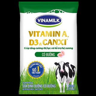 Sữa tươi tiệt trùng Vinamilk 220ml (thùng 48 bịch) giá sỉ