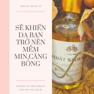 Serum sachi skin 12 dưỡng ẩm làm da căng mịn, mờ thâm, sáng da chống lão hóa chính hãng Châu Anh giá sỉ