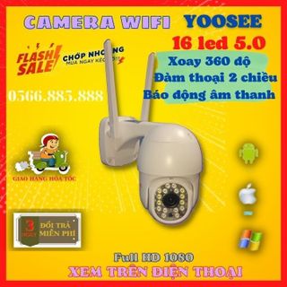 Phá giá camera yoosee 1080P chính hãng kết nối điện thoại, máy tính giá sỉ