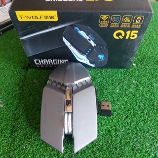 Chuột không dây gaming t-wolf q15 dùng cho máy tính, laptop, tivi