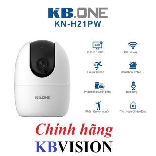 KBVision chính hãng, Camera IP Wifi KBONE KN-H21P 1080p xem, giám sát từ xa qua điện thoại, máy tính giá sỉ