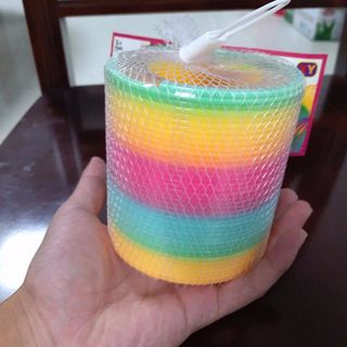 Đồ chơi trẻ em lò xo cầu vồng loại lớn