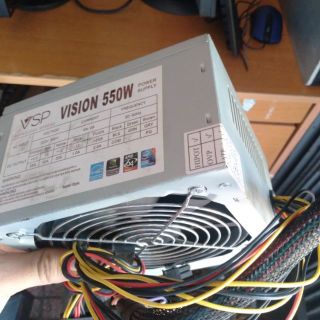 Bộ nguồn máy tính hiệu Vision 550W tháo máy đẹp như mới giá sỉ