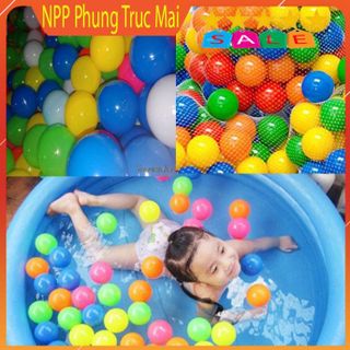 Đồ chơi cho bé Đồ chơi cho bé 100 quả bóng nhựa Việt Nam kích thước 5.5cm 7.5cm 10cm 15cm 18cm 20cm Phùng Trúc Mai Stor