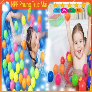 Đồ chơi cho bé Đồ chơi cho bé 100 quả bóng nhựa Việt Nam kích thước 5.5cm 7.5cm 10cm 15cm 18cm 20cm Phùng Trúc Mai Stor