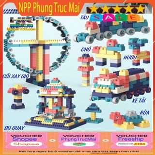 Đồ chơi cho bé BỘ ĐỒ CHƠI LẮP GHÉP LEGO 520 CHI TIẾT giá sỉ