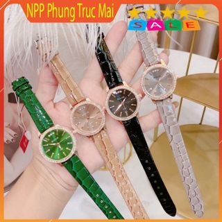 Đồng Hồ Nữ Đeo Tay Cao Cấp, Đồng Hồ Thời Trang Bolun dây da mặt vuông và mặt tròn nhiều màu sắc Siêu Hót giá sỉ
