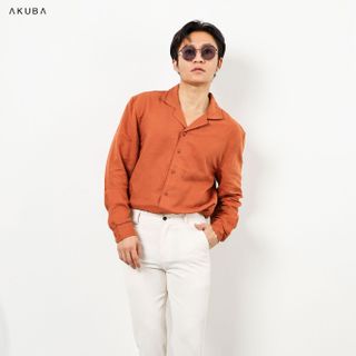 ÁO SƠ MI TAY DÀI AKUBA 02B0181