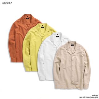 ÁO SƠ MI TAY DÀI AKUBA 02B0181
