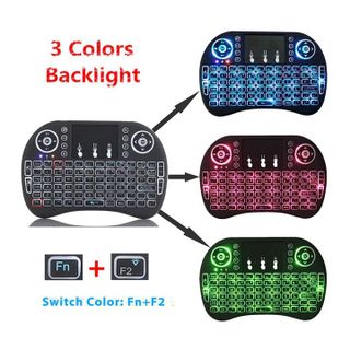 (Mới ) Combo Bàn Phím Không Dây Mini Có Led Ukb 500 Rf Keyboard Dùng Cho