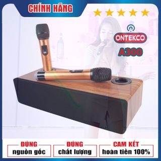 FreeshipDàn âm thanh KARAOKE Gia Đình Bluetooth Loa kèm Micro không dây ONTEKCO A-300 Siêu trầm cao cấp giá sỉ