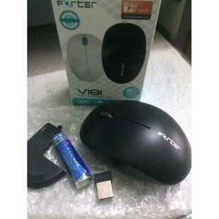 (Mới) Chuột Không Dây FORTER V181 - Tặng Kèm Pin - Siêu Nhạy - Hàng Chính Hãng 100%, Full Box