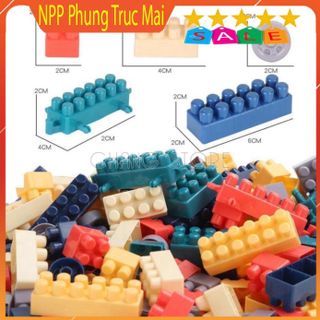 Bộ lego xếp hình 520 chi tiết đồ chơi cho bé lắp ráp - Đồ chơi phát triển tư duy - Đồ chơi lắp ráp cho bé-taobaovnsile